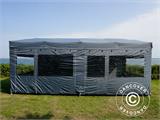 Faltzelt FleXtents PRO Trapezo 3x6m Grau, mit 4 Seitenwänden Faltzelt FleXtents PRO Trapezo 3x6m Grau, mit 4 Seitenwänden