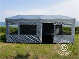 Carpa plegable FleXtents PRO Trapezo 3x6m Gris, Incl. 4 lados