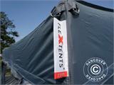 Tente pliante FleXtents PRO Trapezo 3x6m Gris, avec 4 cotés