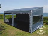 Faltzelt FleXtents PRO Trapezo 3x6m Grau, mit 4 Seitenwänden Faltzelt FleXtents PRO Trapezo 3x6m Grau, mit 4 Seitenwänden