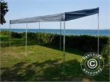 Tente pliante FleXtents PRO Trapezo 3x6m Gris, avec 4 cotés