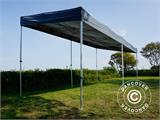 Tente pliante FleXtents PRO Trapezo 3x6m Gris, avec 4 cotés