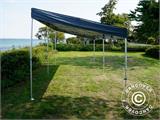 Gazebo pieghevole FleXtents PRO Trapezo 3x6m Grigio, inclusi 4 fianchi