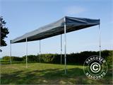 Tente pliante FleXtents PRO Trapezo 3x6m Gris, avec 4 cotés