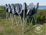 Faltzelt FleXtents PRO Trapezo 3x6m Grau, mit 4 Seitenwänden Faltzelt FleXtents PRO Trapezo 3x6m Grau, mit 4 Seitenwänden