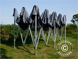 Faltzelt FleXtents PRO Trapezo 3x6m Grau, mit 4 Seitenwänden Faltzelt FleXtents PRO Trapezo 3x6m Grau, mit 4 Seitenwänden