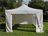 Pop up gazebo FleXtents PRO Vintage Style 4x6 m White, incl. 8 sidewalls Pop up gazebo FleXtents PRO Vintage Style 4x6 m White, incl. 8 sidewalls