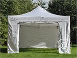 Pop up gazebo FleXtents PRO Vintage Style 4x6 m White, incl. 8 sidewalls Pop up gazebo FleXtents PRO Vintage Style 4x6 m White, incl. 8 sidewalls