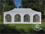 Pop up gazebo FleXtents Xtreme 50 Vintage Style 4x8 m White, incl. 6 sidewalls Pop up gazebo FleXtents Xtreme 50 Vintage Style 4x8 m White, incl. 6 sidewalls