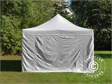 Tente pliante FleXtents Xtreme 50 Vintage Style 4x8m Blanc, avec 6 cotés