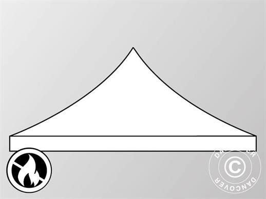 Copertura del tetto per il Gazebo pieghevole FleXtents 3x3m, Bianco, Ignifugo