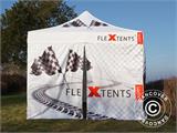 Brzo sklopivi paviljon FleXtents Xtreme 50 Racing 3x3m Bijela, Ograničenom Izdanju