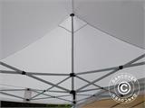 Tente pliante FleXtents Basic 110, 3x3m Blanc, avec 4 cotés