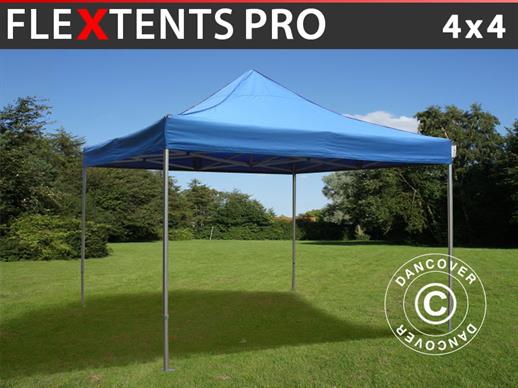 Vouwtent/Easy up tent FleXtents PRO 4x4m Blauw