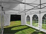 Saliekamā nojume FleXtents PRO Vintage Style 4x8m Balts, ar 6 sānu sienām