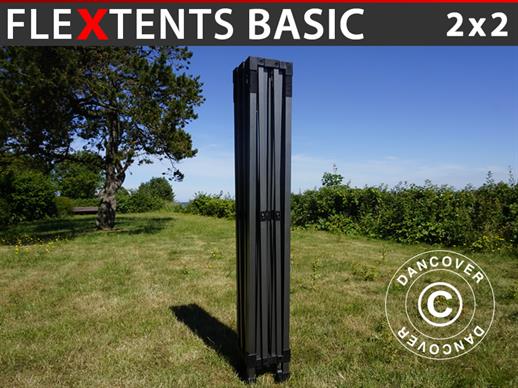 Tērauda rāmis priekš saliekamas nojumes FleXtents Basic v.2 2x2m, 32mm