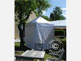 Tente pliante FleXtents Basic v.2, 2x2m Blanc, avec 4 cotés