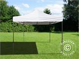 Gazebo pieghevole FleXtents Basic v.3, 3x3m Bianco