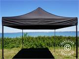 Carpa plegable FleXtents Basic v.3, 3x3m Negro