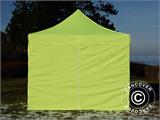Pop up gazebo FleXtents PRO Steel 3x3 m Neon yellow/green, incl. 4 sidewalls ONLY 1 PCS. LEFT Pop up gazebo FleXtents PRO Steel 3x3 m Neon yellow/green, incl. 4 sidewalls ONLY 1 PCS. LEFT