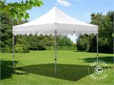 Vouwtent/Easy up tent FleXtents PRO Steel "Morocco" 3x3m Wit