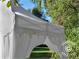 Carpa plegable FleXtents PRO Steel "Raj" 3x3m Blanco/Oro