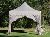 Tente Pliante FleXtents PRO Steel "Raj" 3x3m Latte/Orange