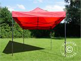 Carpa plegable FleXtents Basic v.2, 4x4m Rojo