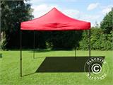 Tenda Dobrável FleXtents Basic v.2, 4x4m Vermelho