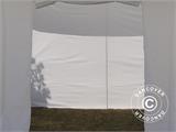 Tente pliante FleXtents Basic v.3, 4x4m Blanc, avec 4 cotés