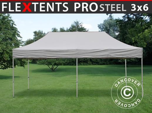 Vouwtent/Easy up tent FleXtents PRO Steel 3x6m Latte