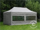 Prekybinė palapinė FleXtents PRO Steel 3x6m Latte, įsk. 6 šonines sienas Prekybinė palapinė FleXtents PRO Steel 3x6m Latte, įsk. 6 šonines sienas