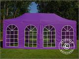 Gazebo pieghevole FleXtents PRO Steel Vintage Style 3x6m Viola, inclusi 6 fianchi Gazebo pieghevole FleXtents PRO Steel Vintage Style 3x6m Viola, inclusi 6 fianchi