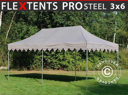 Tenda Dobrável FleXtents PRO Steel "Morocco" 3x6m Latte