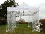 Pop up gazebo FleXtents PRO Steel 4x6 m Clear, incl. 8 sidewalls Pop up gazebo FleXtents PRO Steel 4x6 m Clear, incl. 8 sidewalls