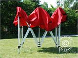 Pop up gazebo FleXtents PRO Steel 3x3 m Red Pop up gazebo FleXtents PRO Steel 3x3 m Red