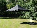 Pop up gazebo FleXtents PRO Steel 3x3 m Black, incl. 4 sidewalls Pop up gazebo FleXtents PRO Steel 3x3 m Black, incl. 4 sidewalls