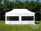 Pop up gazebo FleXtents PRO Steel 3x6 m White, incl. 6 sidewalls Pop up gazebo FleXtents PRO Steel 3x6 m White, incl. 6 sidewalls