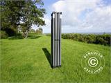 Pop up aiatelk FleXtents PRO Steel 4x4m Valge, kaasas 4 külgseinad