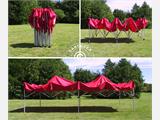 Tente pliante FleXtents PRO Steel 4x8m Rouge