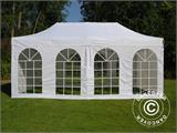 Tente pliante FleXtents® Steel 9x6m Blanc, incl. 8 parois latérales Tente pliante FleXtents® Steel 9x6m Blanc, incl. 8 parois latérales