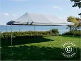 Tente pliante FleXtents PRO 4x8m Gris, avec 6 cotés