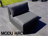 Cushion Covers for armless sofa for Modularo, Black ONLY 2 SETS LEFT