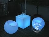LED furniture set, 1 table + 2 chairs