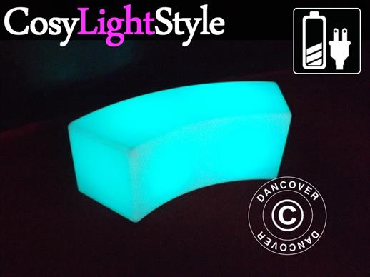 Canapé LED Glow de 120x43x43cm