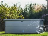Boite de rangement de jardin L 783L, 0,85x1,85x0,69m, 1,57m², GUARDI, Argent