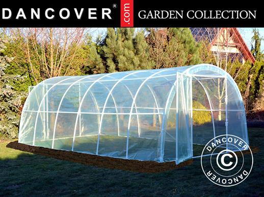 Polytunnel Greenhouse 130, 3x6x2.1 m, 18 m², Transparent