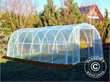 Polytunnel Greenhouse 130, 3x6x2.1 m, 18 m², Transparent