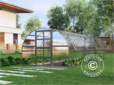 Invernadero de policarbonato TITAN Arch 320, 24m², 3x8m, Plateado Invernadero de policarbonato TITAN Arch 320, 24m², 3x8m, Plateado