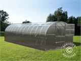 Invernadero de policarbonato TITAN Arch 320, 24m², 3x8m, Plateado Invernadero de policarbonato TITAN Arch 320, 24m², 3x8m, Plateado
